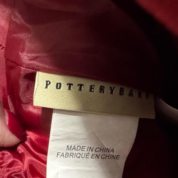 Pottery Barn Red Velvet Holiday Stocking - Picture 4 of 4